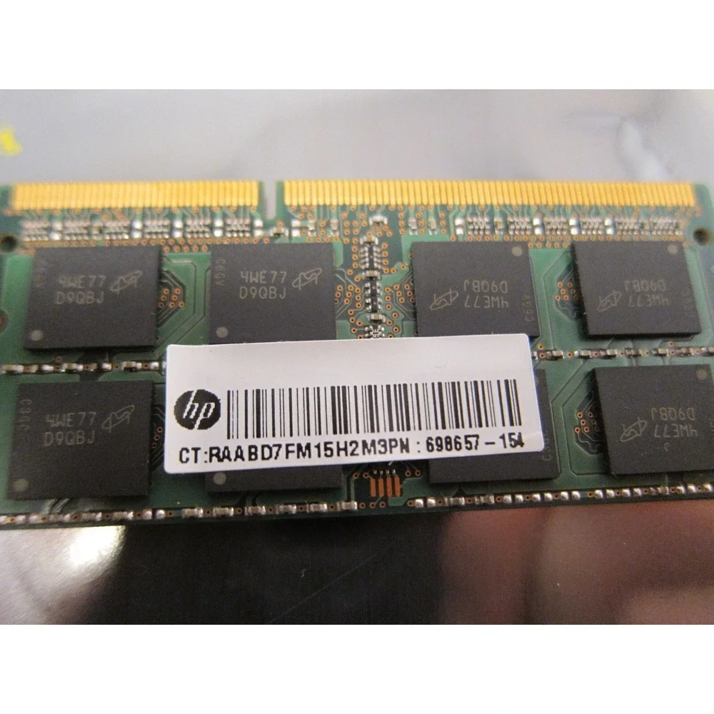 Micron 8GB DDR3L 1600 MHz 2RX8 PC3L-12800S Pin Laptop‎ Memory SODIMM Micron